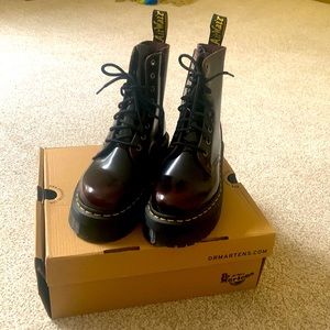 Doc Martens Jadon Cherry Red Arcadia Boots US Womens 8/Mens 7 UK 6 /EU 39